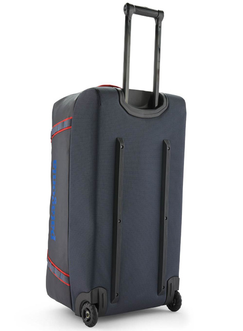 Torba podróżna na kółkach Patagonia Black Hole Matte Wheeled Duffel 100 l - smolder blue / amanita red