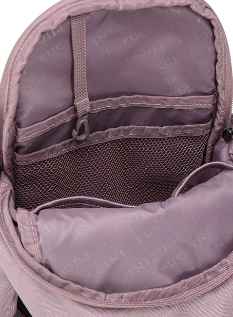 Plecak na jedno ramię Puccini Easy Sling Bag - różowy