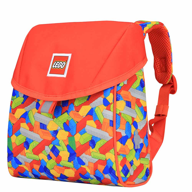 Plecak dziecięcy Kiddiewink LEGO - bricks / red