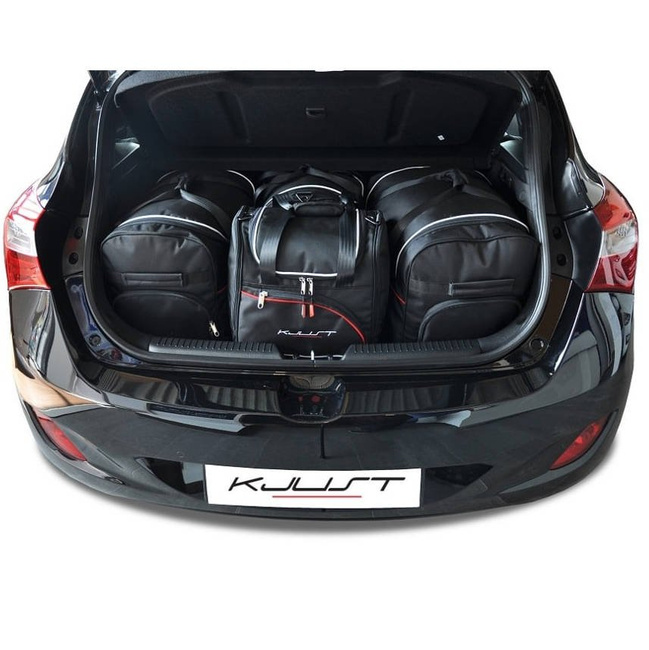 HYUNDAI I30 HATCHBACK 2012-2016 TORBY DO BAGAŻNIKA 4 SZT