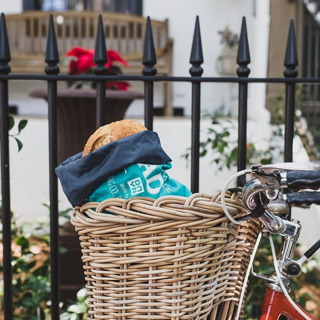 Torba wielorazowa na chleb Onya - aqua