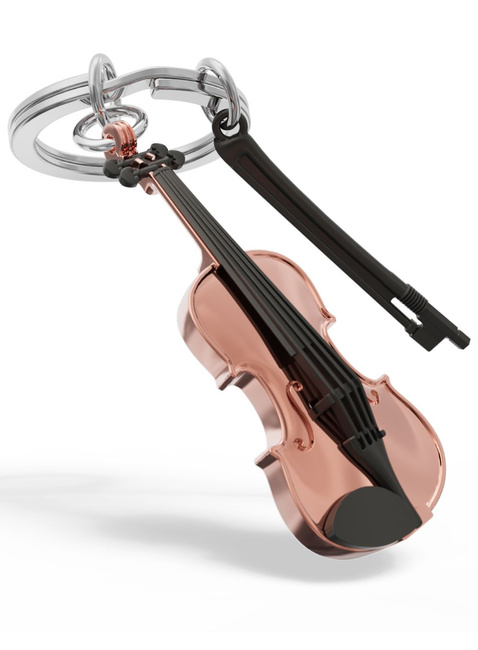 Brelok do kluczy torebki Metalmorphose - skrzypce i smyczek