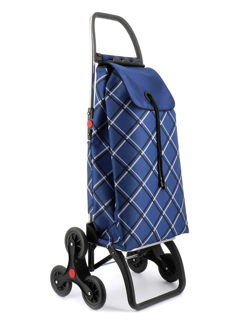 Wózek na zakupy Rolser I-Max Chiara 6-kołowy na schody - klein blue