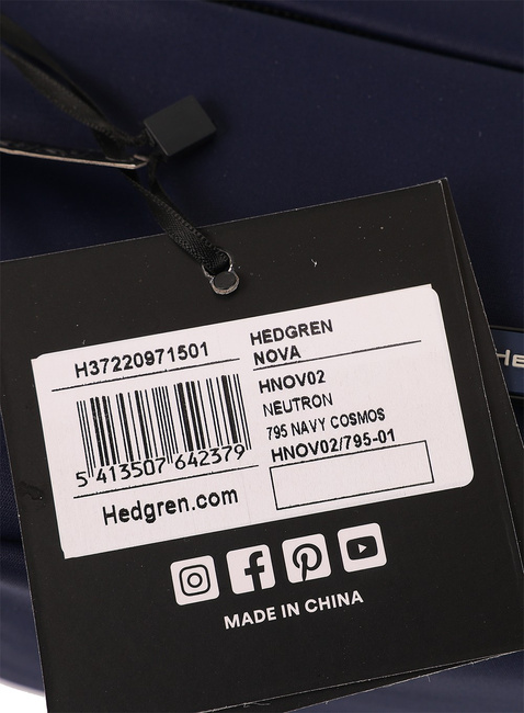 Mała torebka na ramię Neutron S Crossover Hedgren - navy cosmos