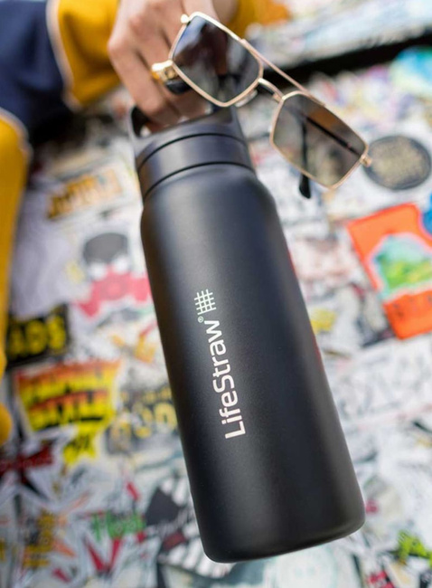 Butelka termiczna z filtrem LifeStraw Go Steel 0,7 l - icelandic blue
