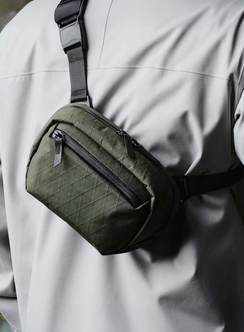 Torba na ramię crossbody Alpaka Go Sling Nano X-Pac® - dark green