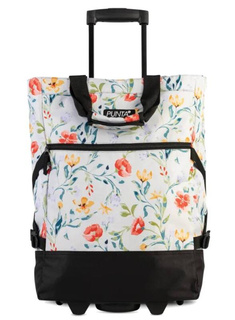 Torba na kółkach / wózek Punta Wheel Print - light grey / multi coloured