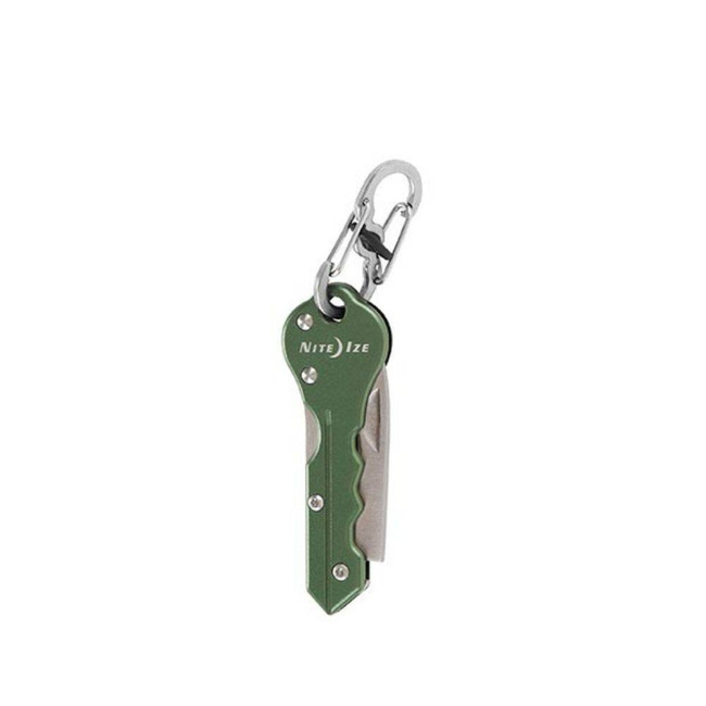 Brelok z nożem hakowym DoohicKey® Key Chain Hook Knife Nite Ize - olive