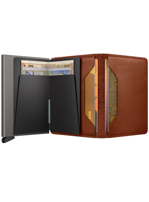 Mały portfel RFID Slimwallet Secrid Texano - saddle