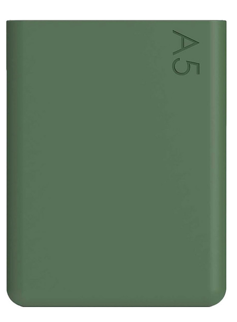 Wielorazowa butelka na wodę Memobottle Original A5 750 ml - moss green