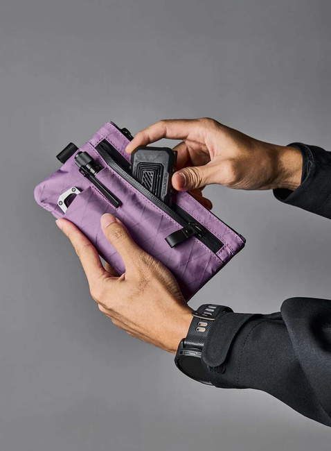 Organizer saszetka Alpaka Zip Clutch - mulberry