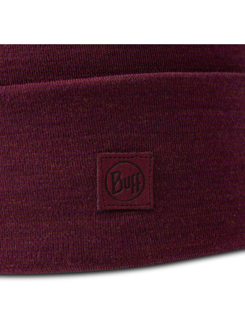Czapka Buff Merino Heavyweight Beanie - solid tibetan red