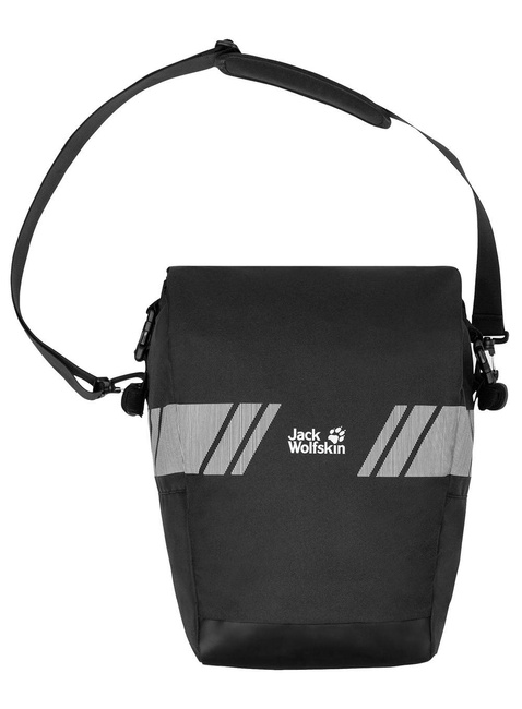 Torba sakwa rowerowa Jack Wolfskin Rack Bag - flash black