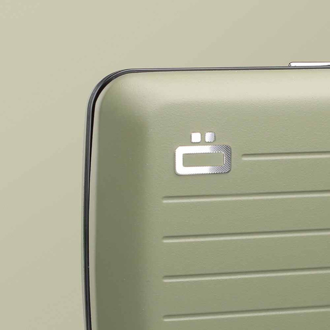Portfel aluminiowy Ogon Design Stockholm V2 matt paint - cactus green