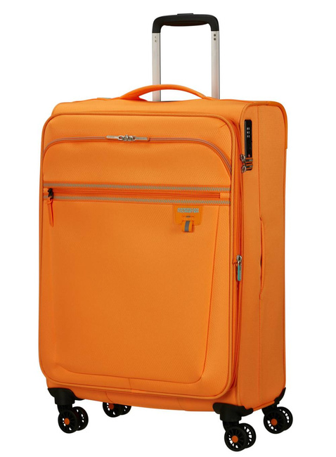 Walizka średnia American Tourister AeroSpin EXP - radiant orange