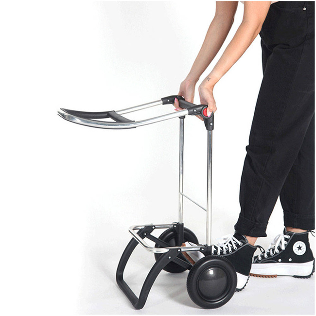Dwukołowy składany wózek na zakupy Rolser I-Max MF 2L - black
