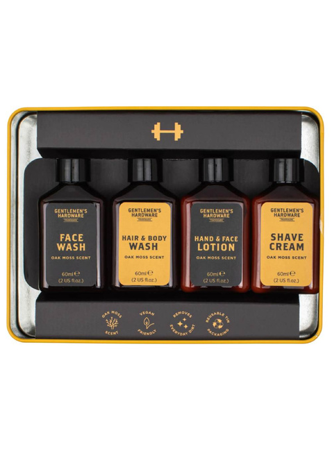 Zestaw kosmetyków Gentlemen's Hardware Post Gym Kit - oak moss