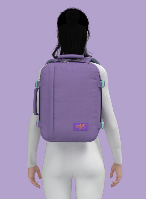 Plecak bagaż podręczny do Wizzair CabinZero 28 l - lavender love