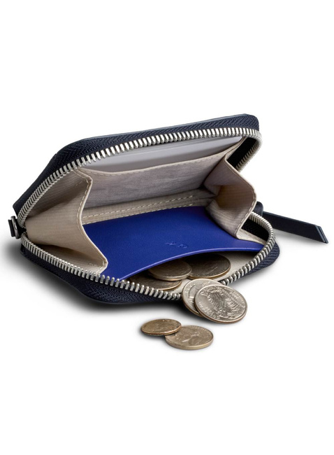 Skórzany portfel kieszonkowy Bellroy Folio Piccolo - navy