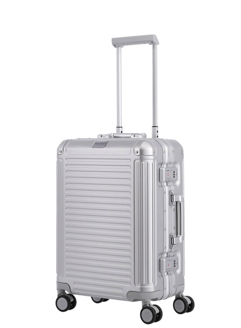 Walizka kabinowa Travelite Next Trolley S - silver