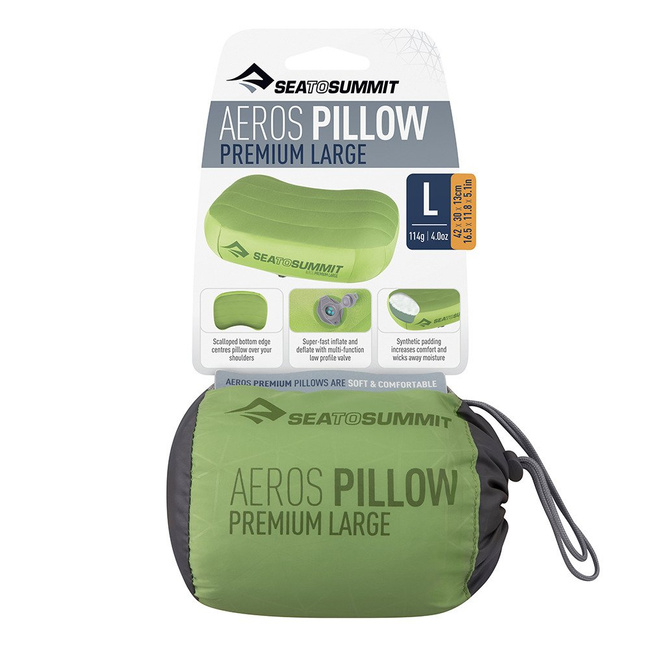 Poduszka Sea to Summit Aeros Pillow Premium Large - lime