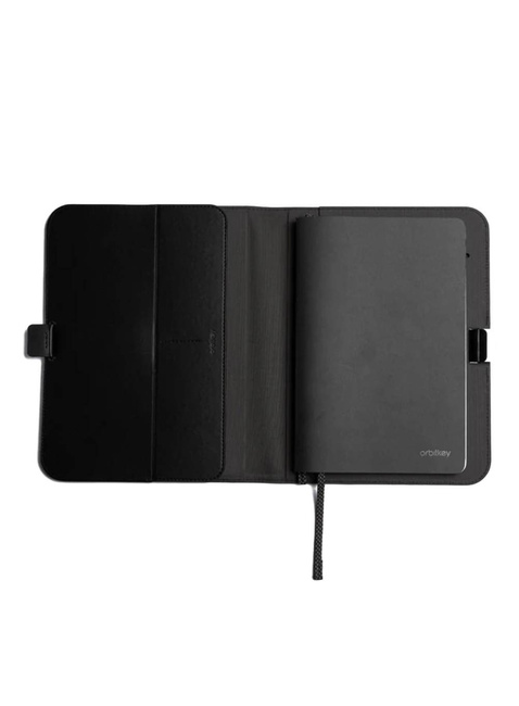 Etui podkładka z notatnikiem Orbitkey Compendium A5 Leather Free - black