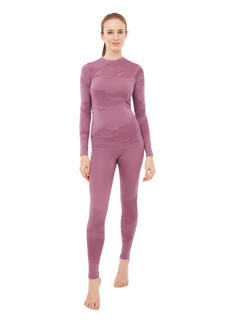 Bielizna damska termoaktywna Viking Gasher Lady Merino Set - różowy