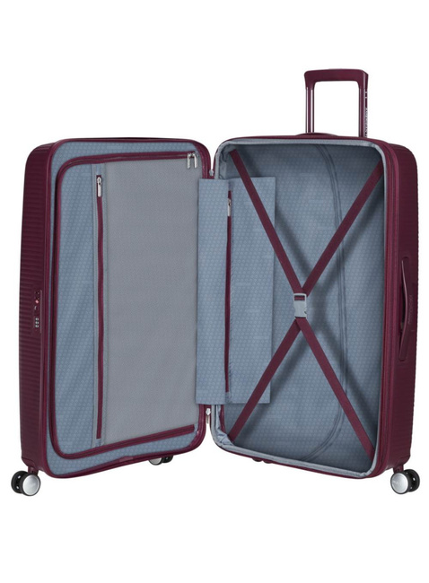 Walizka duża American Tourister SoundBox EXP - wild cherry