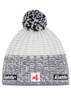 Czapka zimowa Eisbar Refocus Pompon Ski Austria Hat - melange grey / white