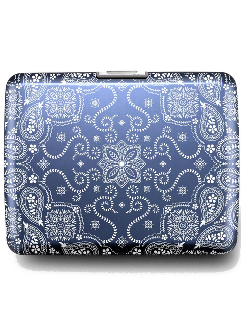 Portfel RFID na karty Ogon Design Smart Case V2 Large - bandana blue
