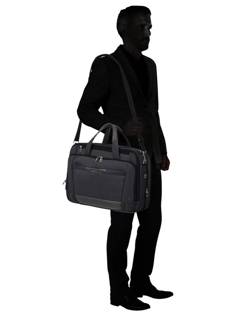 Torba na laptopa Samsonite PRO-DLX 5 Briefcase 17,3" - black