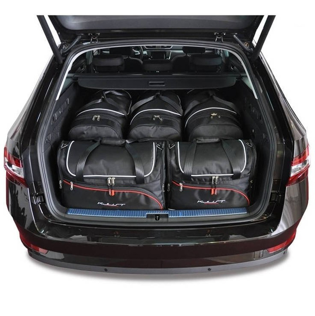 SKODA SUPERB KOMBI 2015+ TORBY DO BAGAŻNIKA 5 SZT