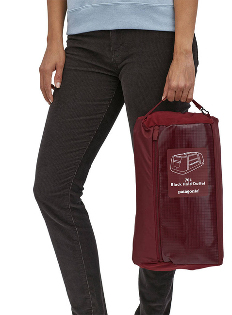 Duża torba podróżna Patagonia Black Hole Duffel 70 l - wax red