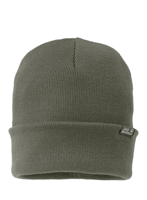 Czapka unisex Jack Wolfskin Rib Hat - dusty olive