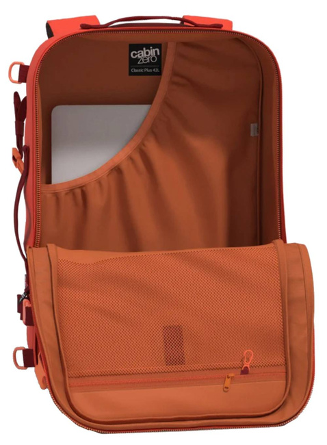 Plecak torba podręczna CabinZero Classic Plus 42 l - tomato festival