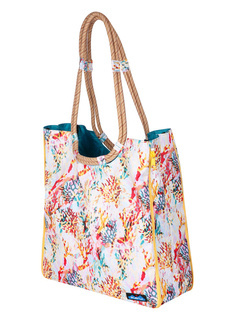 Torba na zakupy plażę Kavu Market Duffel Bag - floral coral