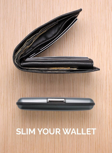 Portfel aluminiowy Ogon Design Stockholm V3 - platinium