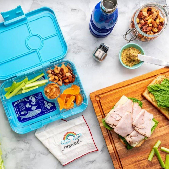 Lunchbox XL Yumbox Tapas 5 przegródek - true blue