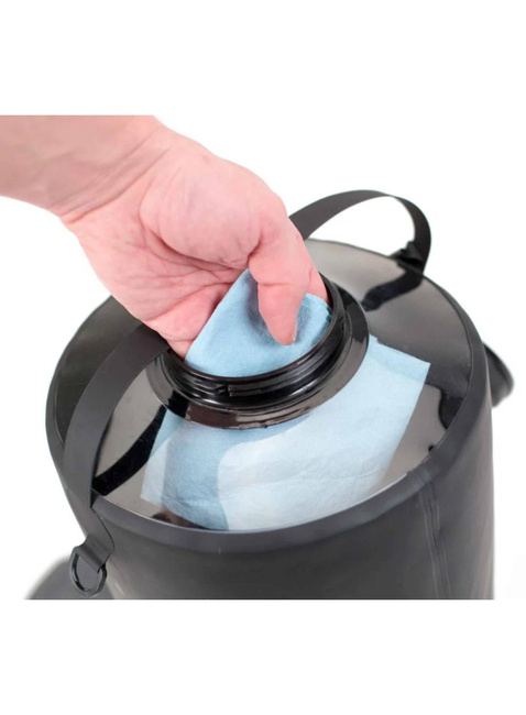 Prysznic turystyczny Nemo Helio LX Pressure Shower - fortress / black