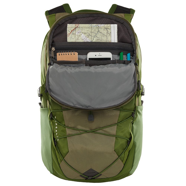 The North Face lekki plecak Borealis four leaf clover/garden green
