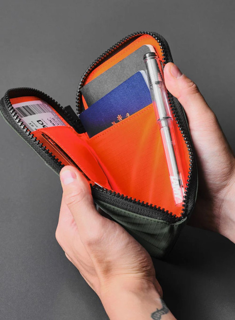 Portfel podróżny Alpaka Travel Wallet Axoflux - green