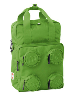 Plecak do szkoły Brick 2x2 LEGO - bright green