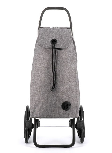 Wózek na zakupy Rolser I-Max Tweed z 6 kołami - grey