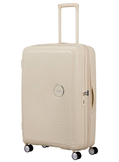 Walizka duża American Tourister SoundBox EXP - coconut sand