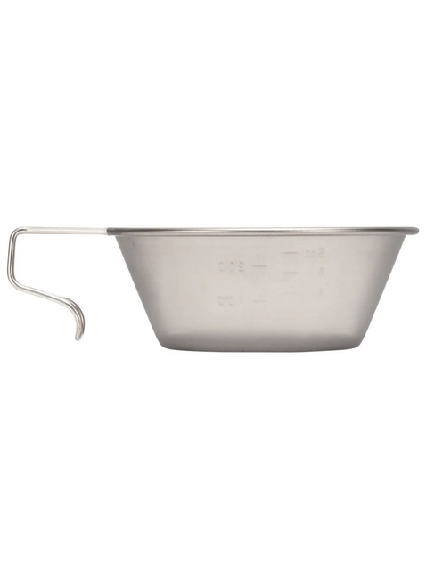 Kubek tytanowy z miarką Snow Peak Ti-Backpackers Cup - silver