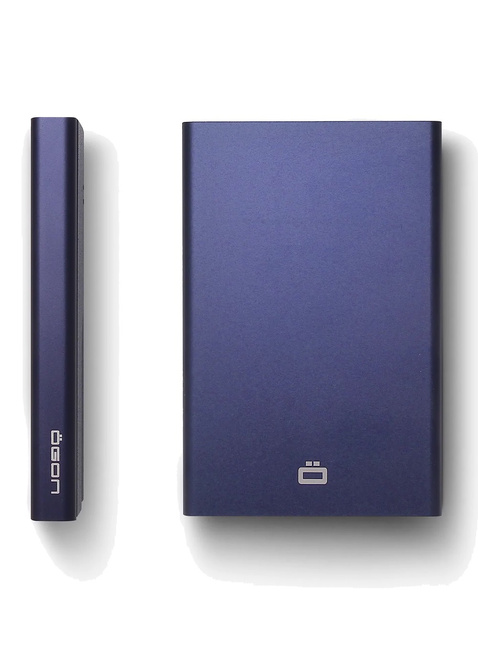 Etui aluminiowe na karty Ogon Design Slider - navy blue