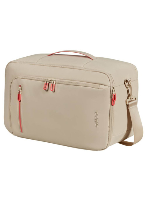 Torba podręczna plecak American Tourister PuffyPop 3-way Boarding Bag 14,1 - beige
