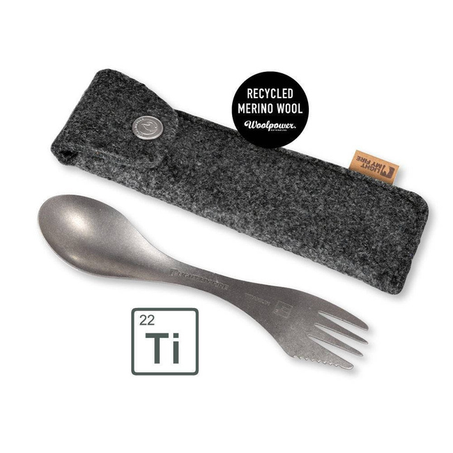 Niezbędnik Spork Light My FireTitanium Kit 