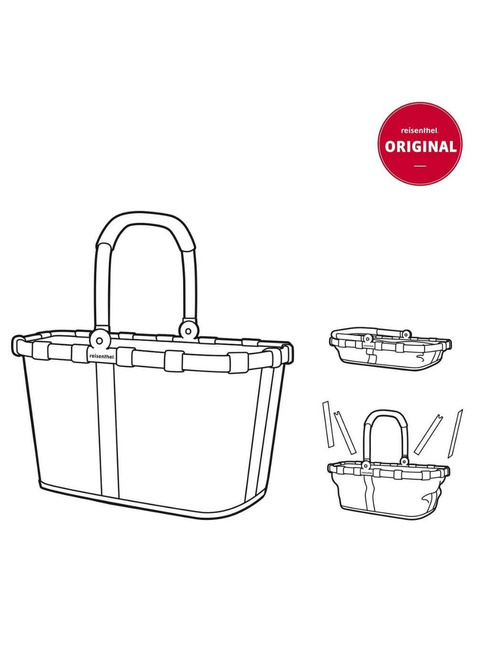 Koszyk na zakupy / torba Reisenthel Carrybag - frame florist lagoon