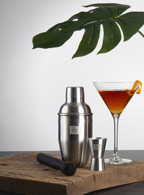 Zestaw z shakerem do koktajli Vacu Vin Cocktail Set - 3 elementy